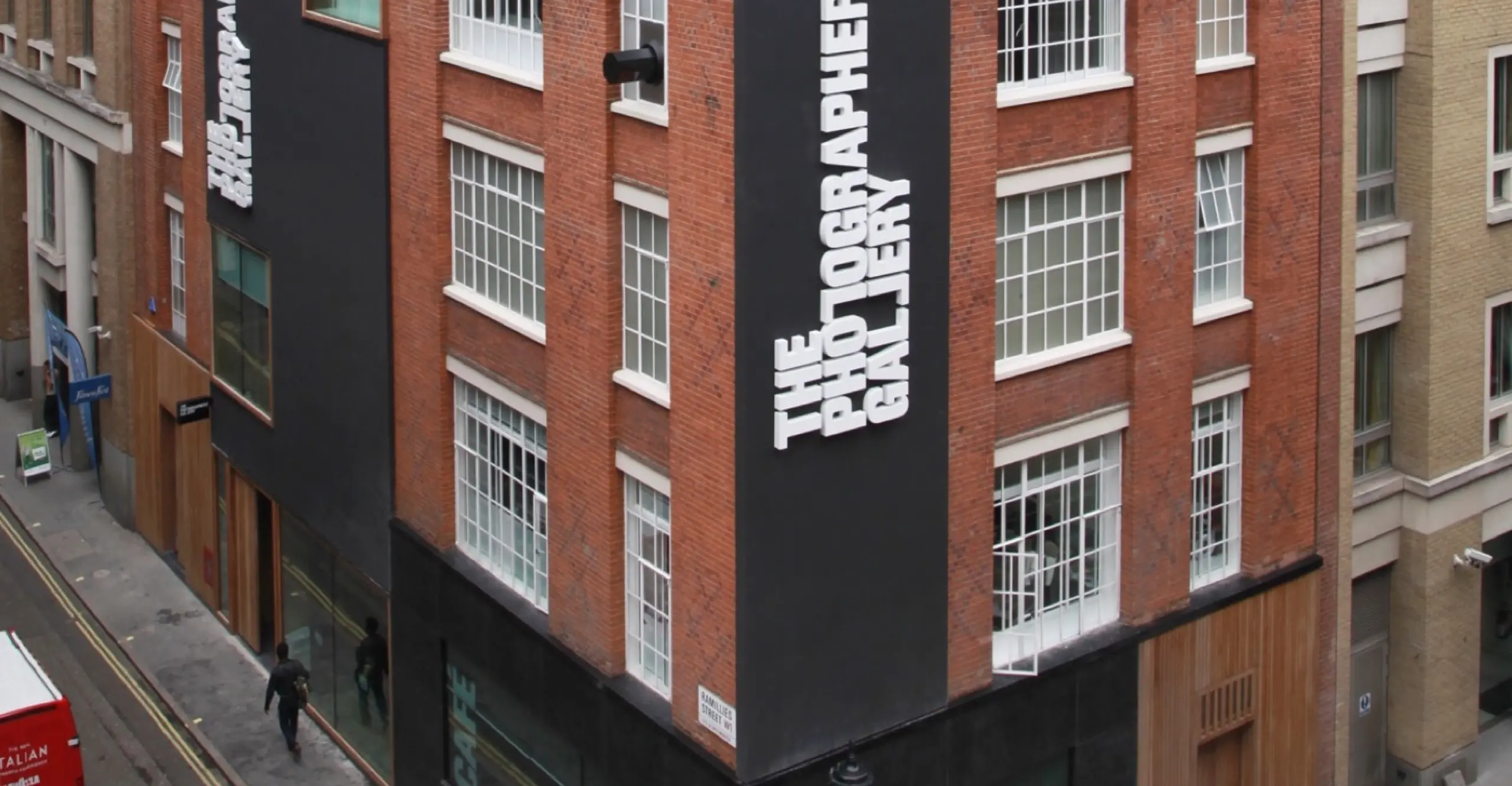 Exterior shot of The Photographers' Gallery